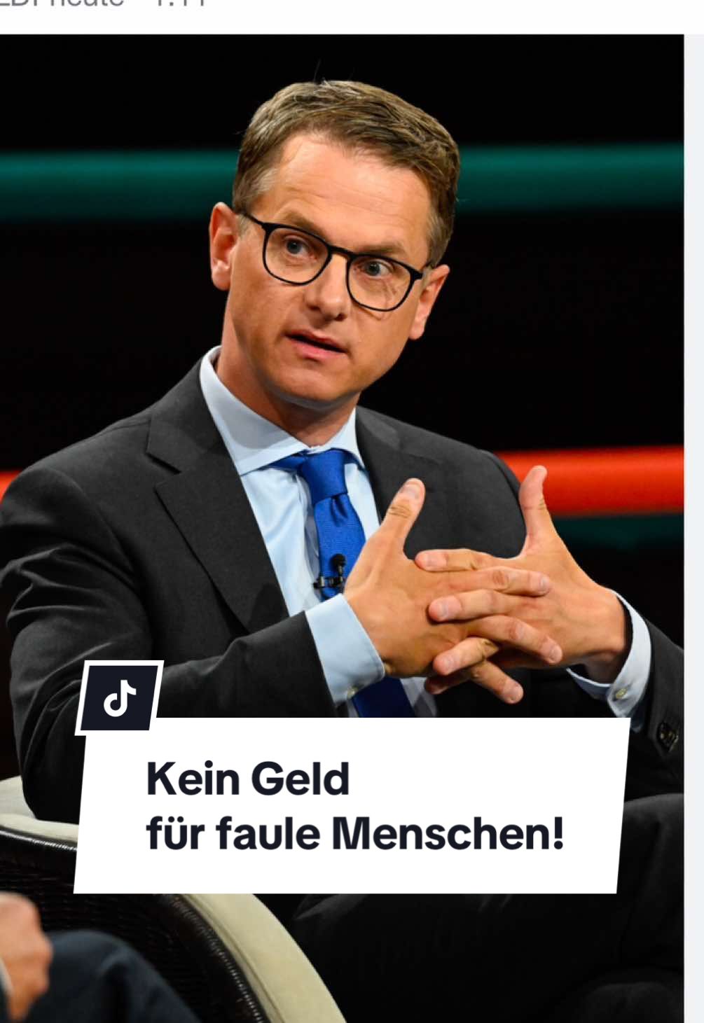 Das #Bürgergeld ist unfair. Das Bürgergeld spaltet! Es muss weg. Wer arbeiten gehen kann, der muss arbeiten gehen.  #gegendiegrünen #grüneneindanke #lanz #markuslanz 