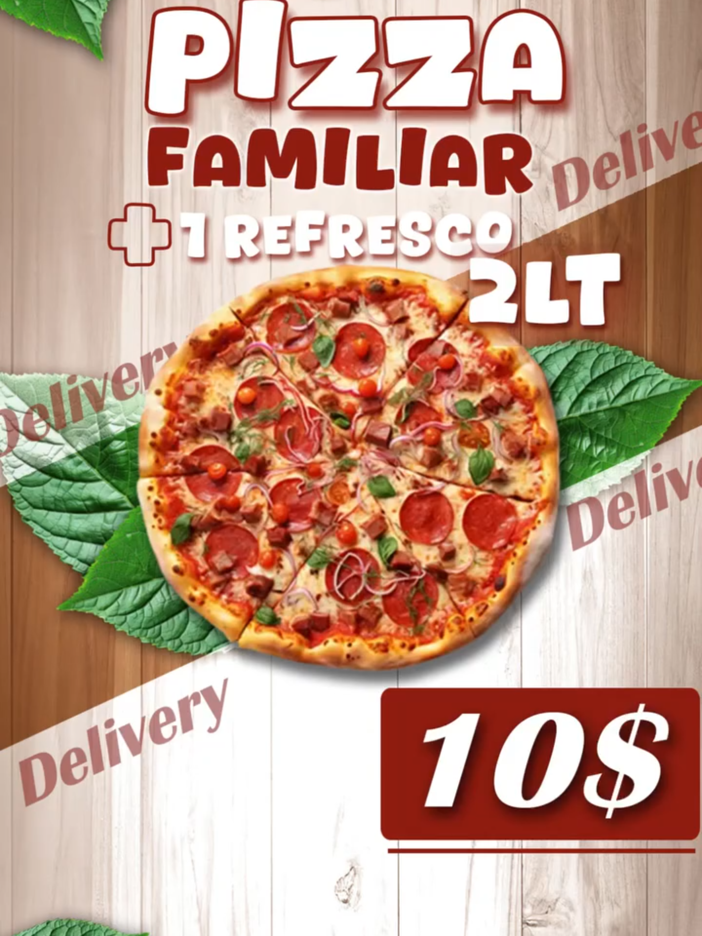 FLYER PIZZA  #diseñocreativo #santosdesign #diseñografico