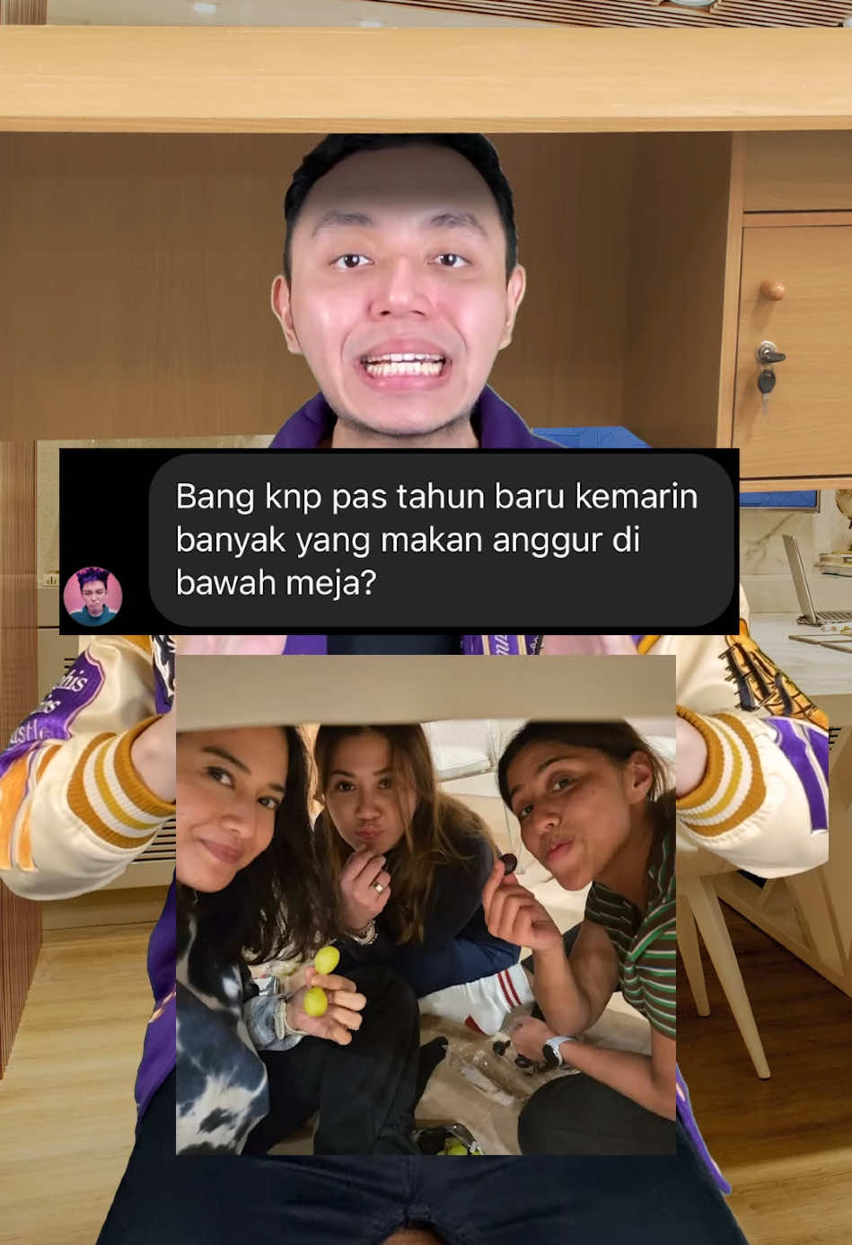 Kenapa pada makan anggur pas tahun baru kemarin? Bisa dapet jodoh?