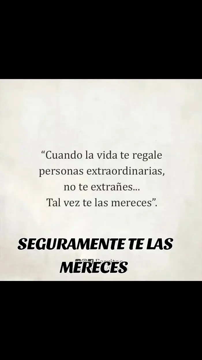 TE LAS MERECES SEGURAMENTE...