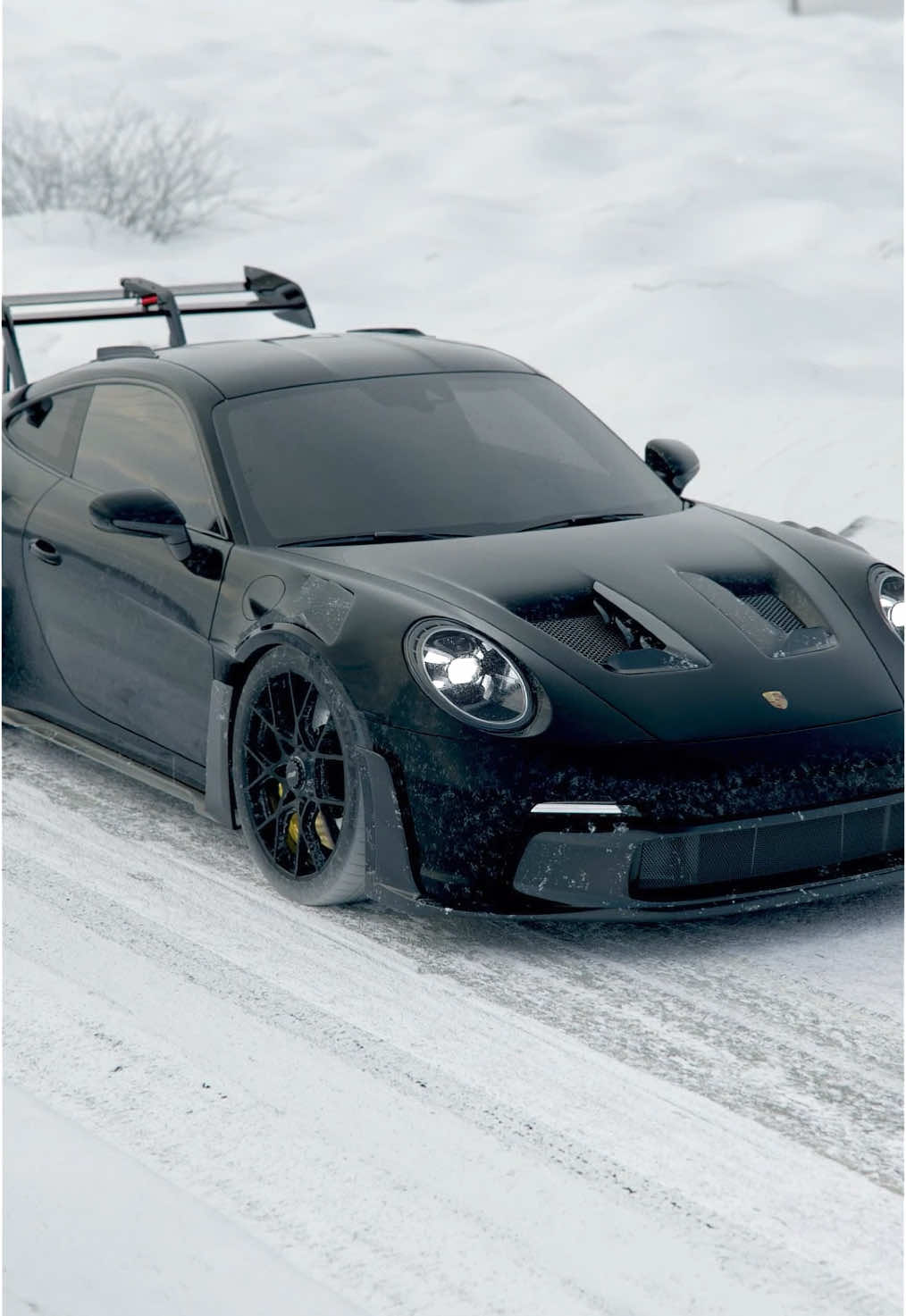 Snowy day. #3d #cgi #blender 