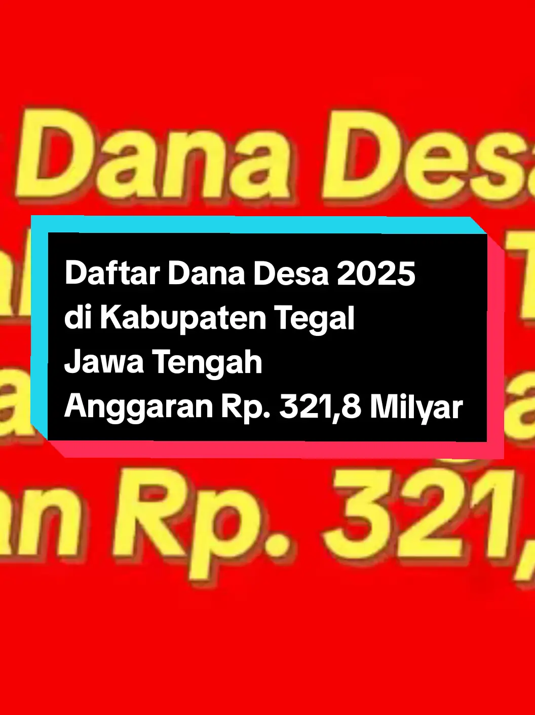 #danadesa #danadesa2025 #tegal #jawatengah #jateng #tegallakalaka #tegalhits #tegalpride #fyp #fypシ #fypage #indonesia #tegal24jam 