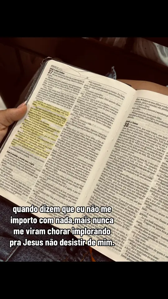 quando dizem que eu não me importo com nada,mais nunca me viram chorar implorando pra Jesus não desistir de mim. . . . . . #fyp #fyp #fyp #fyp #tuapresencavalemais #jesus #jesus #jesus #jesus #jesus #jesus 