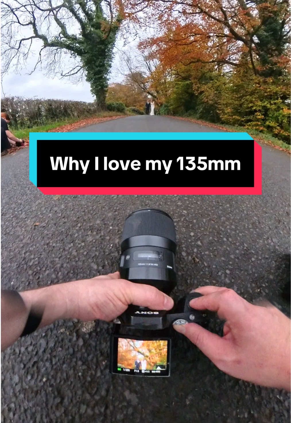 In the right situation I love the 135mm wide open at f1.8 for wedding photography portraits. I only use it if I like the background but when the background is good, I love it #weddingphotographer #weddingphotography #135mm #creativephotography #weddingphoto 