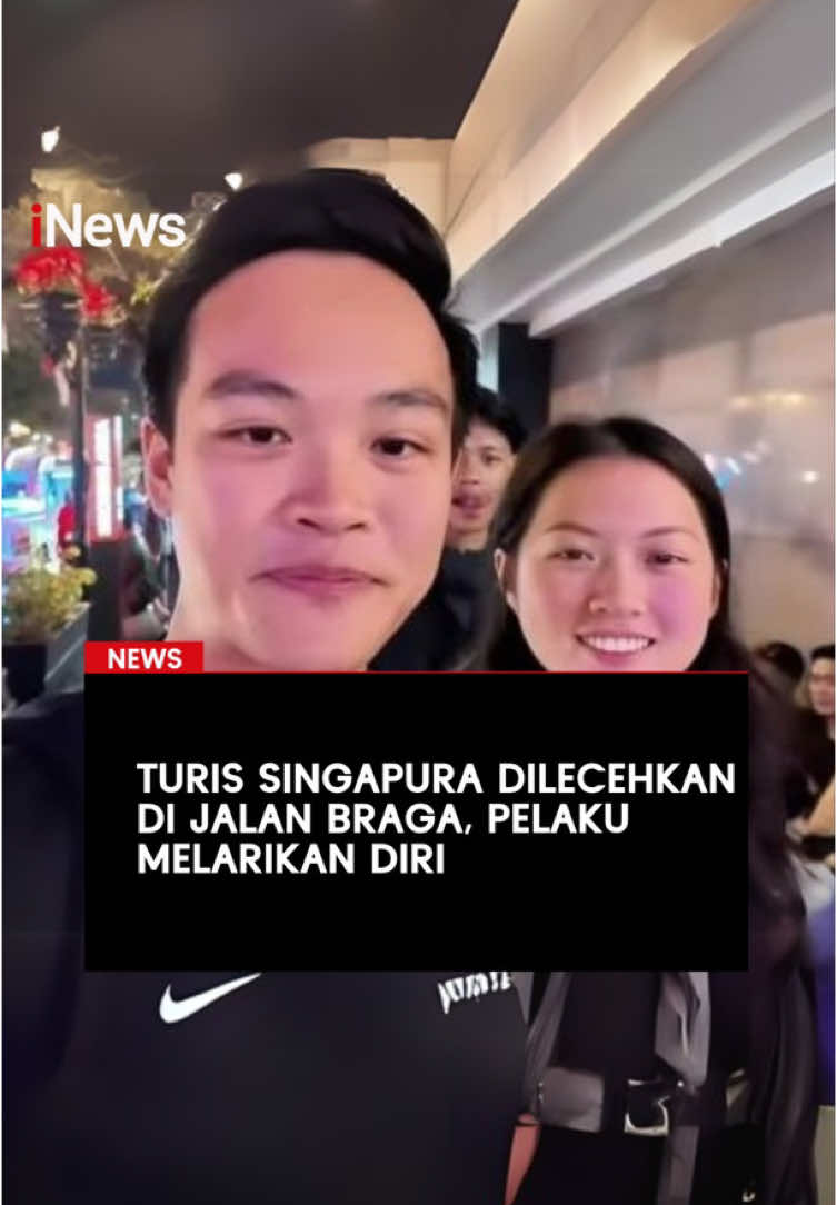 Viral di media sosial, turis Singapura bernama Joanna, mengalami kejadian tak menyenangkan saat berjalan di Braga, Bandung pada Selasa 31 Desember 2024 malam. Dalam vlog yang diunggah akun Youtube Joanna, ia bersama suaminya berjalan di kawasan ikonik Bandung menjelang tahun baru 2025. Mereka terlihat diikuti oleh sekelompok remaja laki-laki yang kemudian melakukan pelecehan seksual. Baca berita selengkapnya di iNews.id https://jabar.inews.id/berita/viral-turis-singapura-dilecehkan-di-jalan-braga-pemkot-bandung-minta-maaf  #viral #news #singapore #bandung #turis 