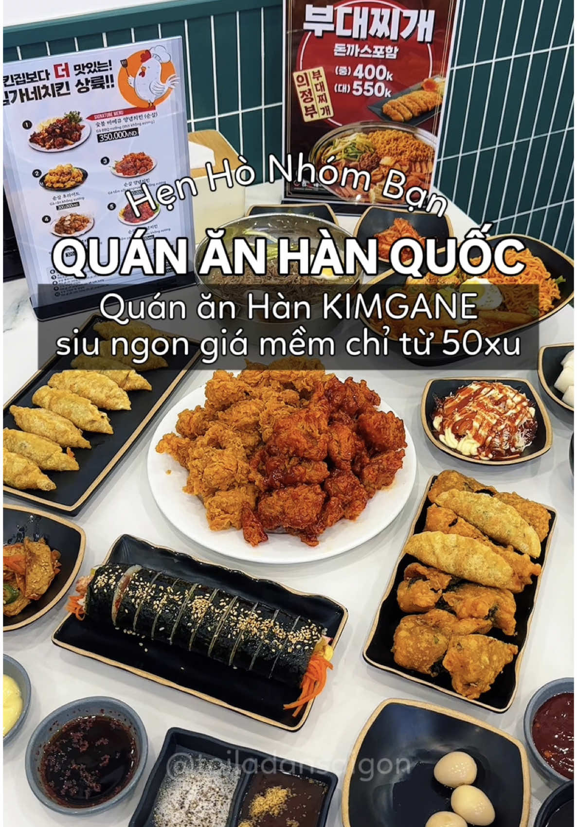 Gợi ý quán ăn Hàn Quốc siu ngon giá mềm chỉ từ 50xu khu Tân Bình #quananhanquoc #koreanfood #tokbokki #garanhanquoc #kimbap #kimgane #tanbinhangi #ngaycuoinam #toiladansaigon #foodreview #homnayangi 