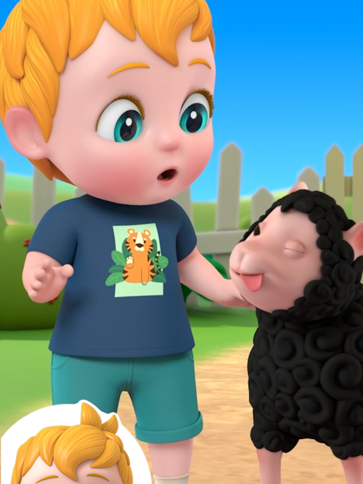 Baa Baa Black Sheep. #kids #baby #rhymes #toddler #Children #preschool #animation #nunutv