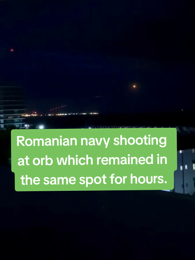 #Romanian #navy shooting at #orb which remained in the same spot for hours. A lot of people talking about this #BlackSea incident #uaptiktok #ufosighting #alien #aliens #ufo 