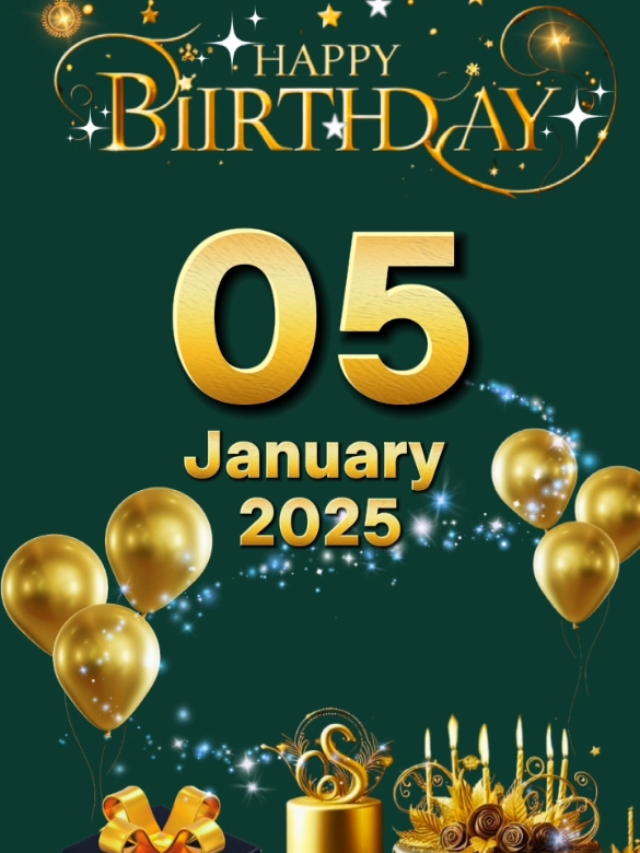 #CapCut birthday January 2025 #birthday #happybirthday #happybirthdaytoyou #birthdaytemplate #january #viral #trend #fypシ゚ #2025 #hbd #special 