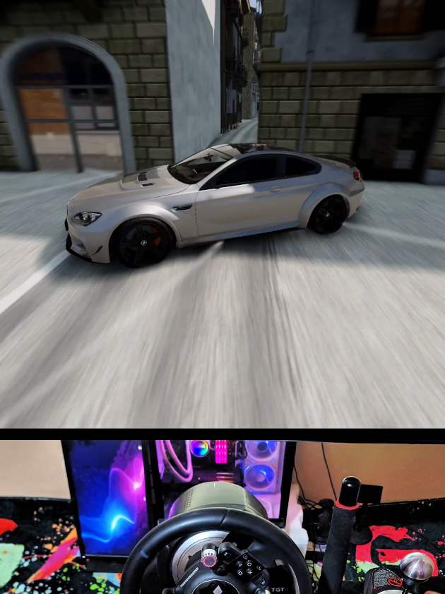 BMW M6 Drifting beamng drive  #bmwm6 #beamngdrive #drift #تفحيط 