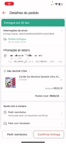 COMO ENCONTRA CÓDIGO DE DEVOLUÇÃO E PEDIR REEMBOLSO DE QUALQUER COMPRA NA SHOPEE
