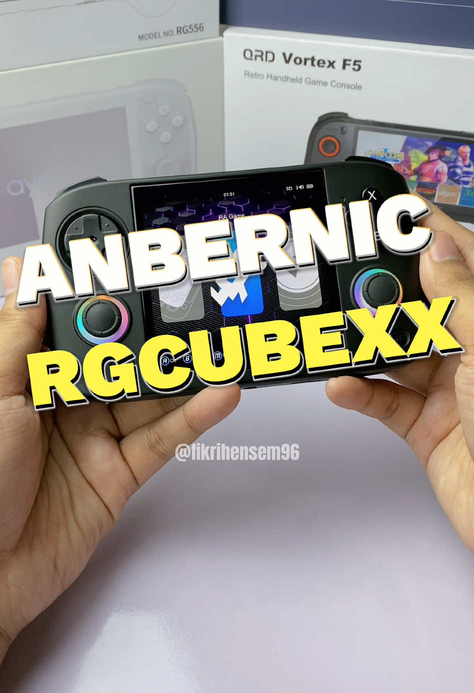 ANBERNIC RGCUBEXX. Link pembelian ada di bio.. #gaming #GamingOnTikTok #tiktokgaming #handheldconsole #handheldgame #anbernic #rgcubexx 