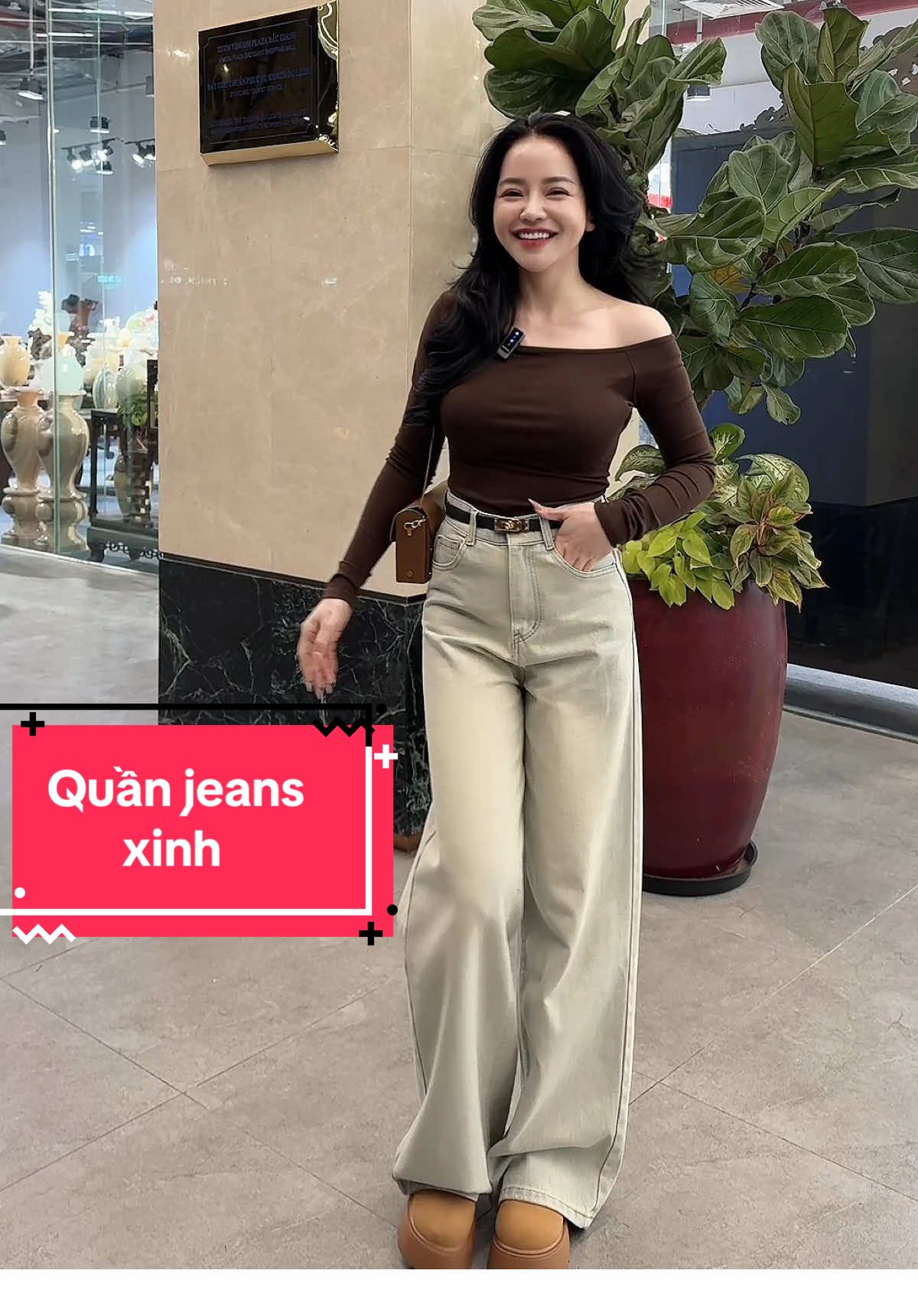 Quần jeans xuống ông loe màu xinh xinh lạ lạ, hack dáng nè #quan #jeans #quanjean #quanjeannu #quanjeanongrong #hottrend #xuhuong 