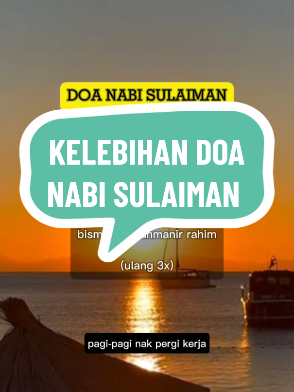 BISMILLAH.. ASSALAMUALAIKUM WBT DAN SLMT MALAM SHBT YANG DIRAHMATI ALLAH 🥰.. JOM KITA AMALKAN DOA NABI SULAIMAN.. SEMOGA DIPERMUDAHKAN SEGALA URUSAN KITA SEMUA 🤲🥰  #dakwah_islam  #quotesoftheday  #kongsibersama  #jomamalkan  #doa  #doanabisulaiman  #innahuminsulaiman  #semogabermanfaat ❤️