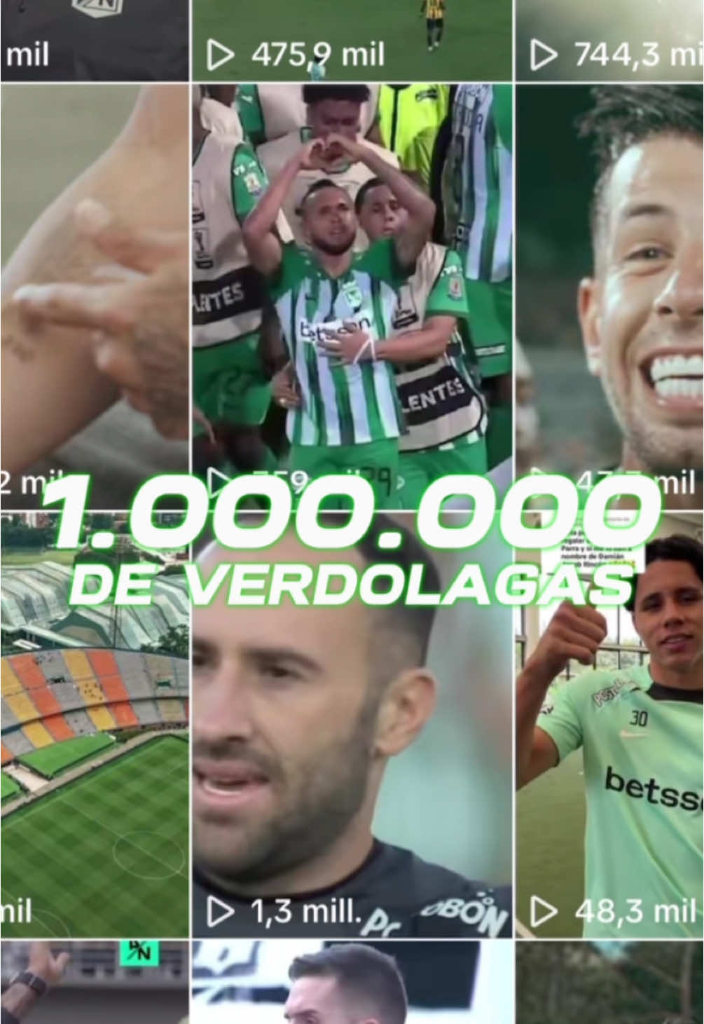 ¡Hoy somos 1 MILLÓN de Verdolagas en TikTok! Gracias 💚 #VamosVerde🇳🇬 