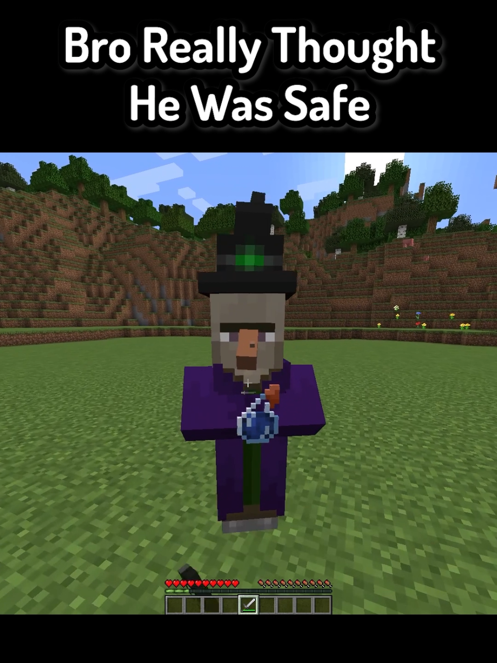 Bro Really Thought He Was Safe In Minecraft #Minecraft #funnymoments #mcyt #mc #minecraftmemes