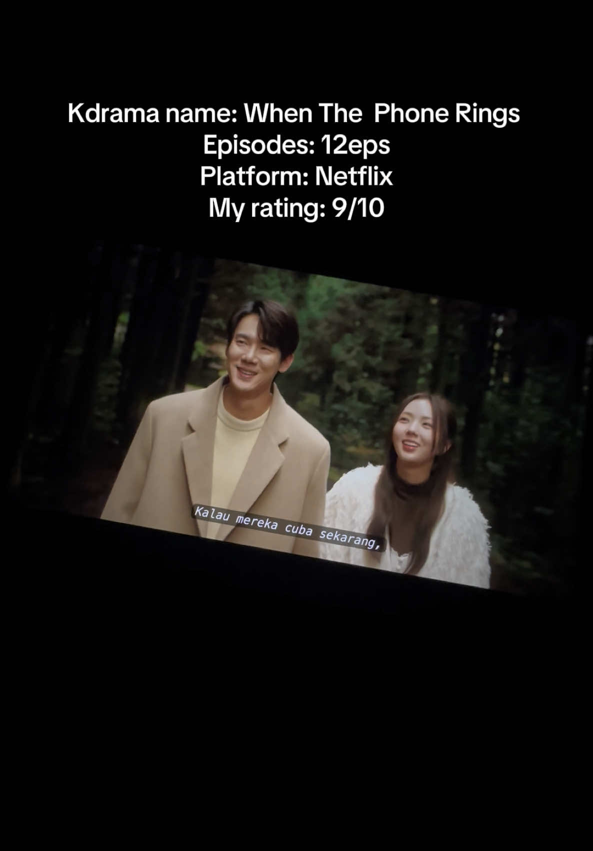 THE END😭👏🏽 #whenthephonerings #kdrama #SajuCouple #yooyeonseok #chaesoobin 