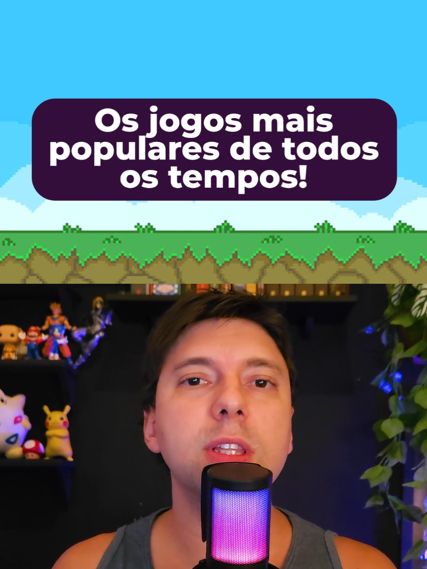 E aí, faltou algum game nessa lista? 🤔 #games #curiosidades 