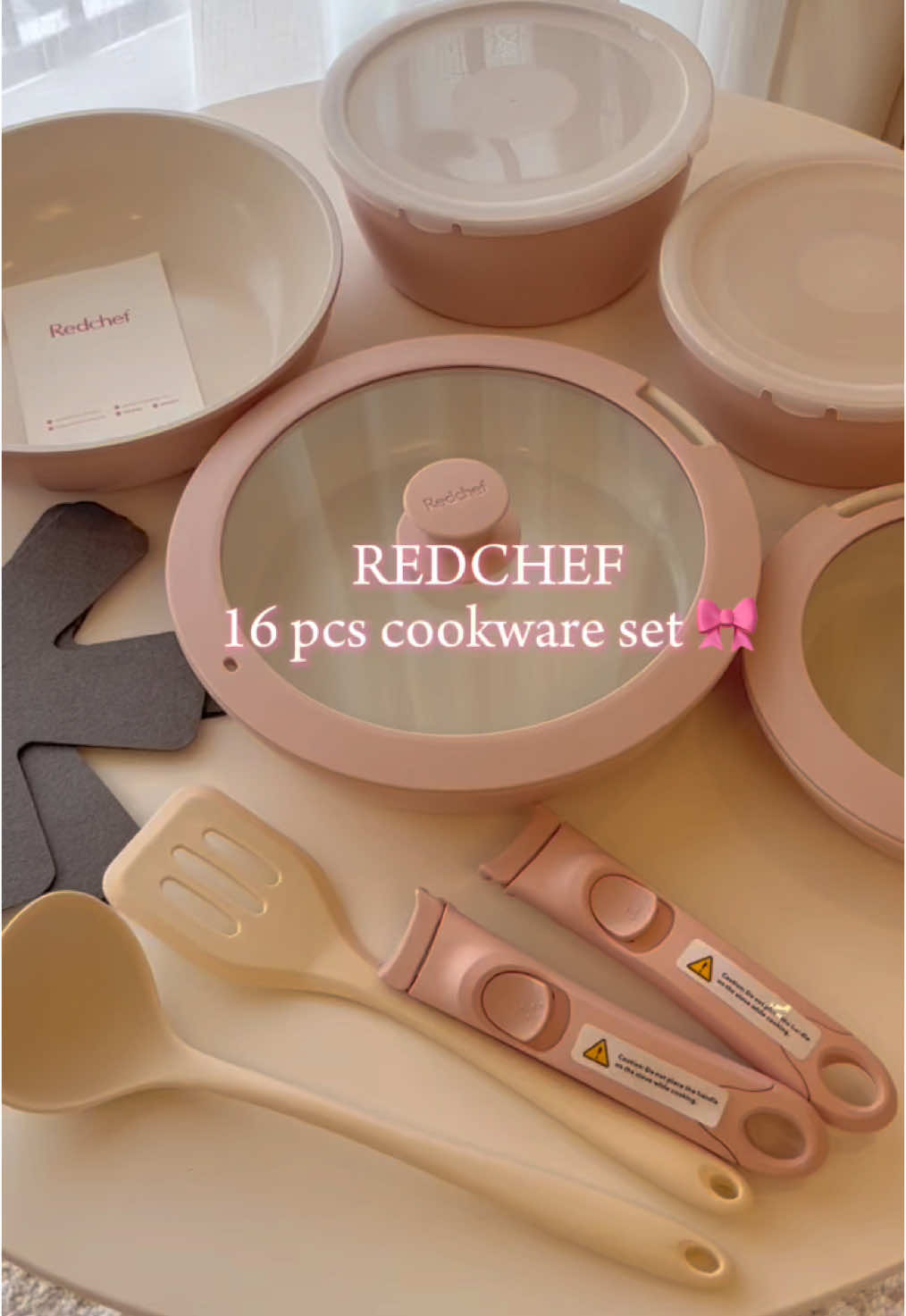 Another cookware set from Redchef. 🥹🎀 #cookware #redchef #musthave #tiktokfinds #fyp #foryou #foryoupage 