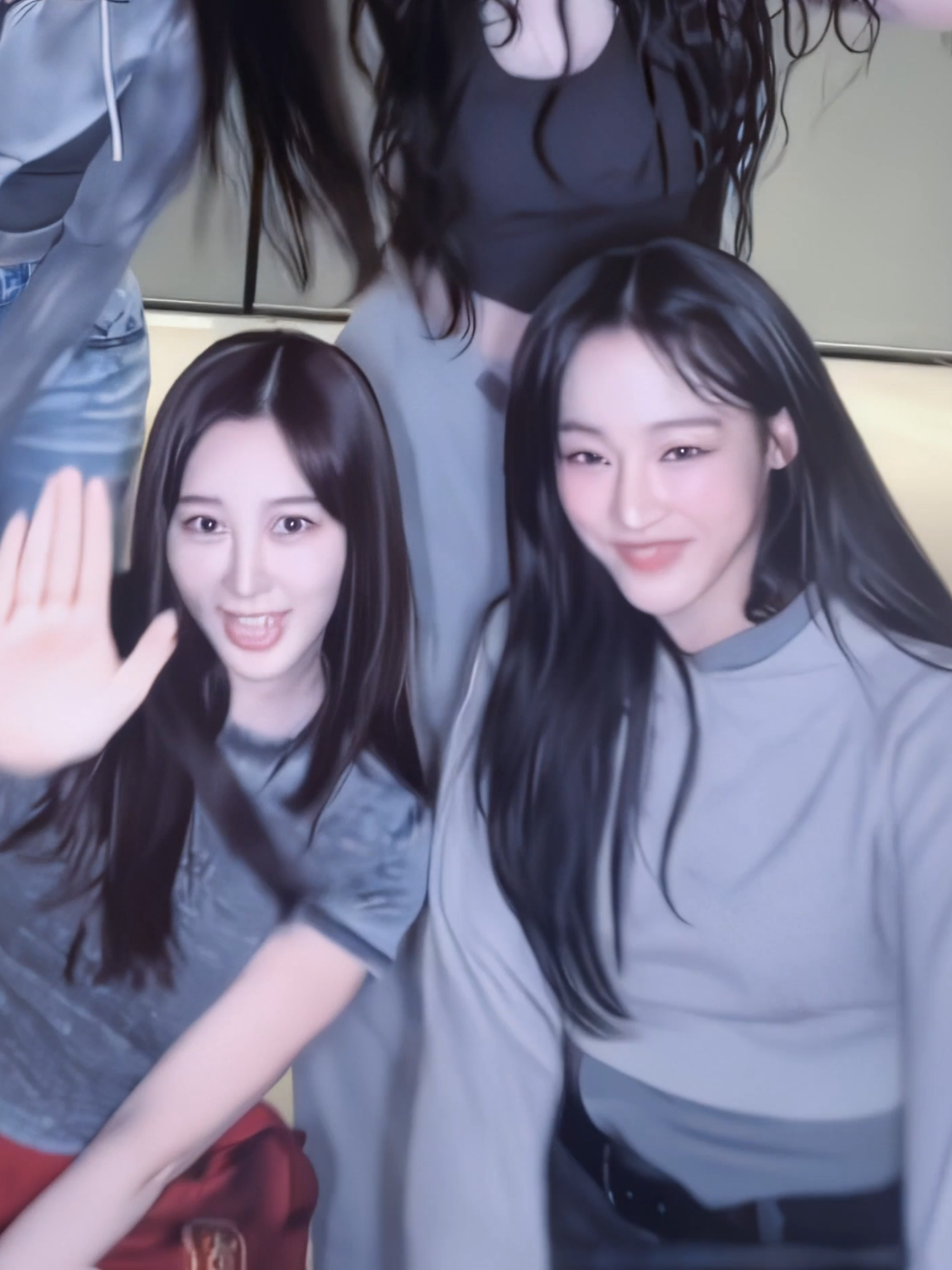 THIS DUO OMG cc nnewjeans #minji #newjeans #minjiedit #giselle #aespa #giselleedit #fyp (btw hyein wasnt on this challenges bc her leg was injured :/ )