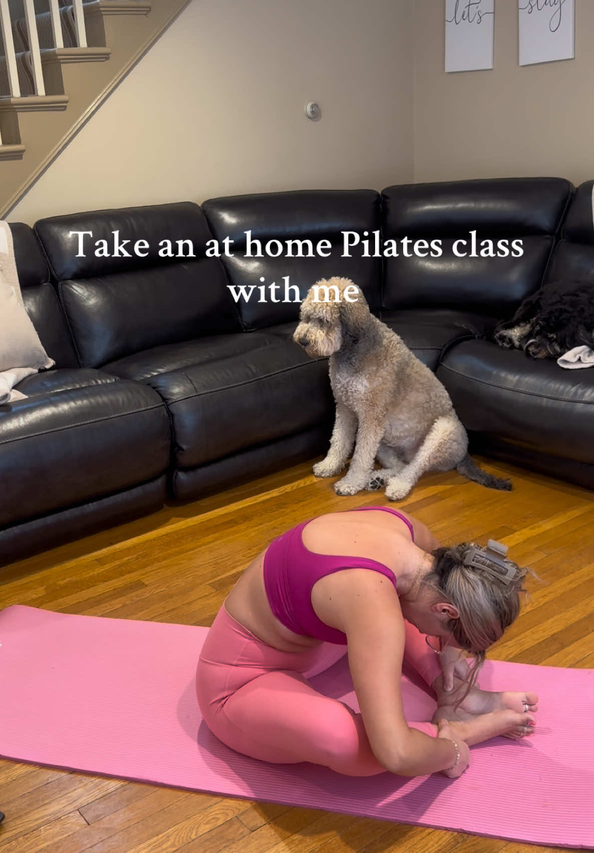 In my Pilates gal era #pilates #athomepilates #workout #workoutroutine #p#pilatesgirlf#fyp