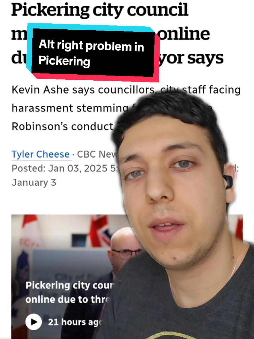 Pickering has a far right problem to the point where all 2025 city council meetings have to be online due to safety concerns #ontario #onpoli #pickering #pickeringontario #durhamregion #dougford #ontariopolitics #ajaxontario #frankdomenic🍁 #canpoliTT 