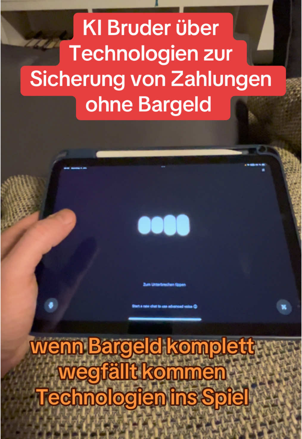 KI Bruder über Technologien zur Sicherung von Zahlungen ohne Bargeld #ki #chatgpt #kiantworten 