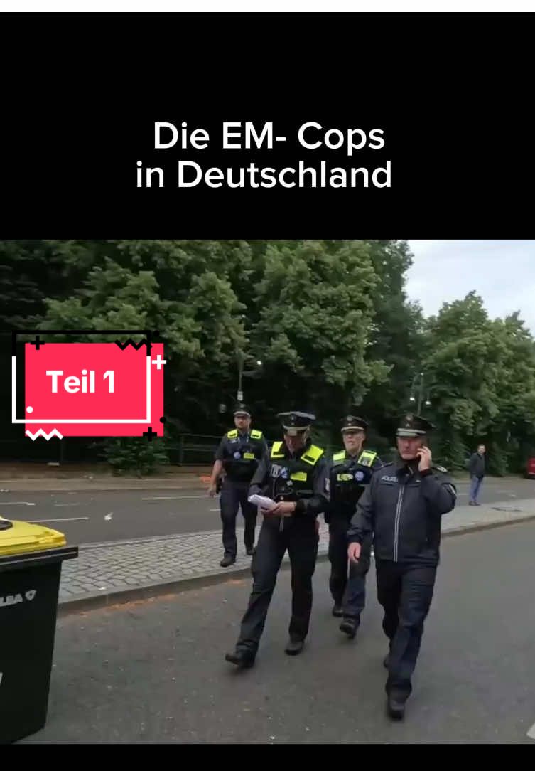 Die EM Cops in Deutschland | Teil 1 #fyp #foryoupage❤️❤️ #marvinwildhage #em #maskottchen #deutschland #polizei 