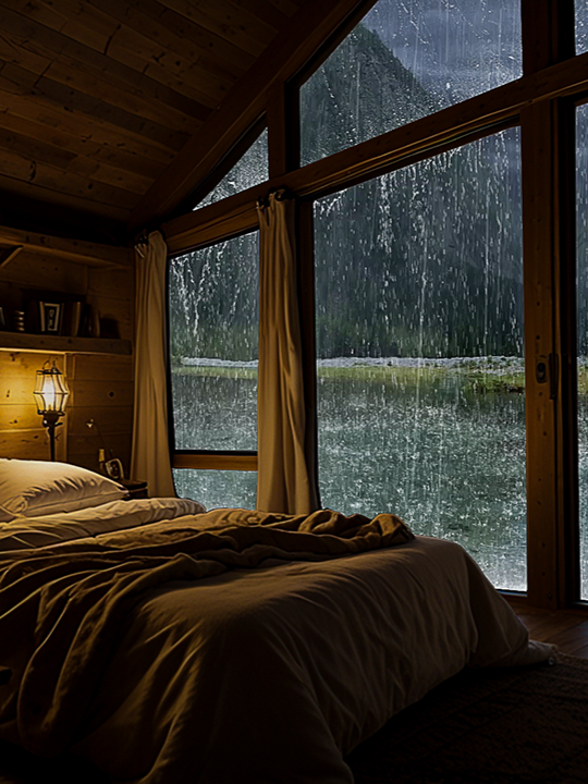 Relax and Fall Asleep to the Calming Patter of Rain in Your Bedroom. #rain #asmr #sleep #camping #relaxing