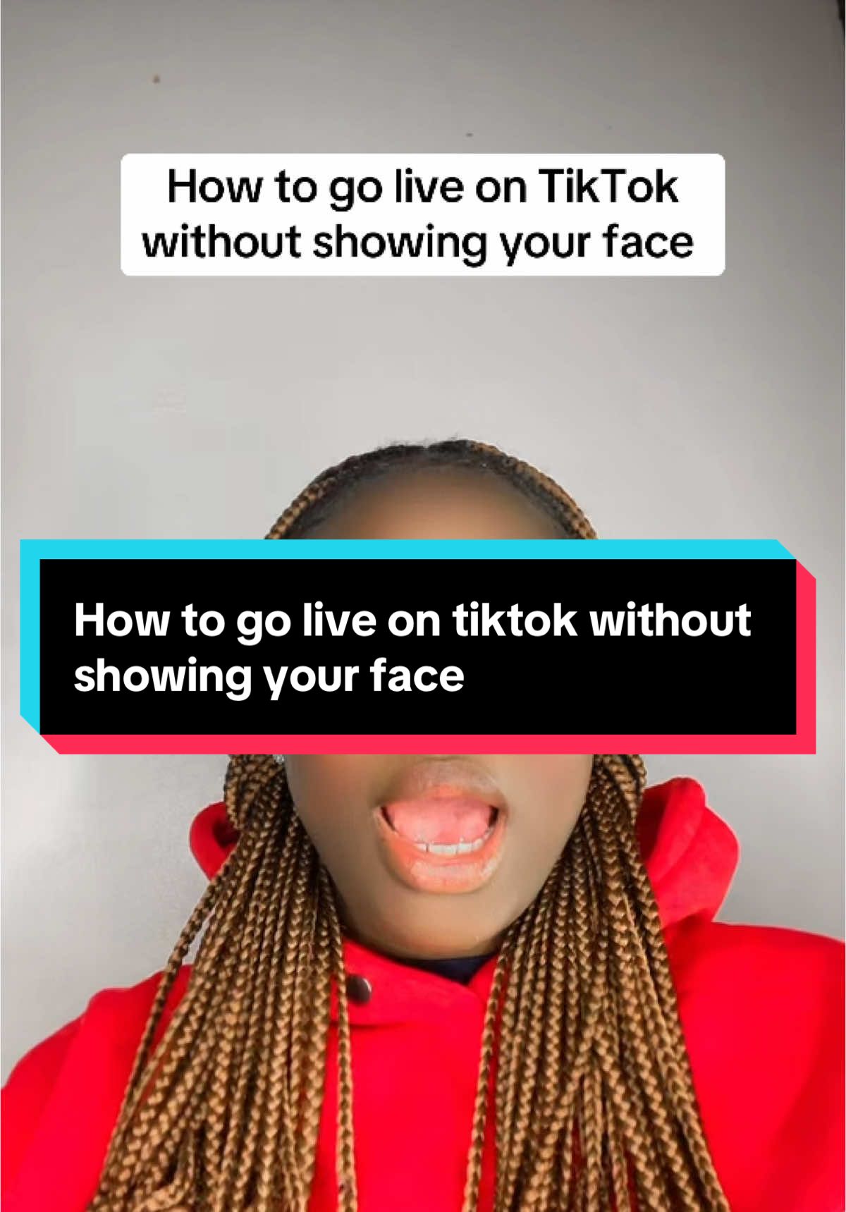 How to go live on TikTok without showing your face#tiktoktutorials #creatortips #tiktoktips #newontiktok #tiktokbeginners #coachqueenzoe #flourish_oduma 