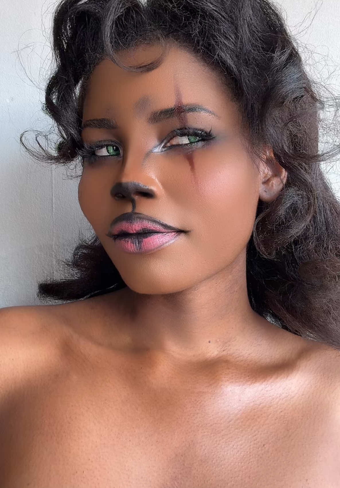 #makeup #scar #lionking #mufasa #scarmakeup 