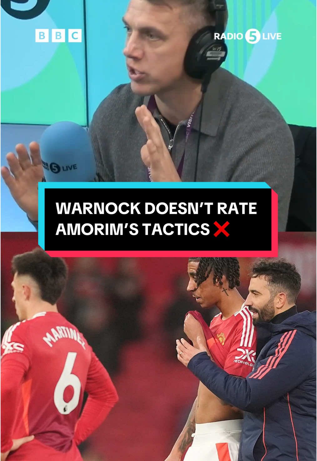 “I’m not convinced on the manager” 😬 Stephen Warnock really isn’t a fan of Ruben Amorim’s tactics ❌ #MUFC #Amorim 