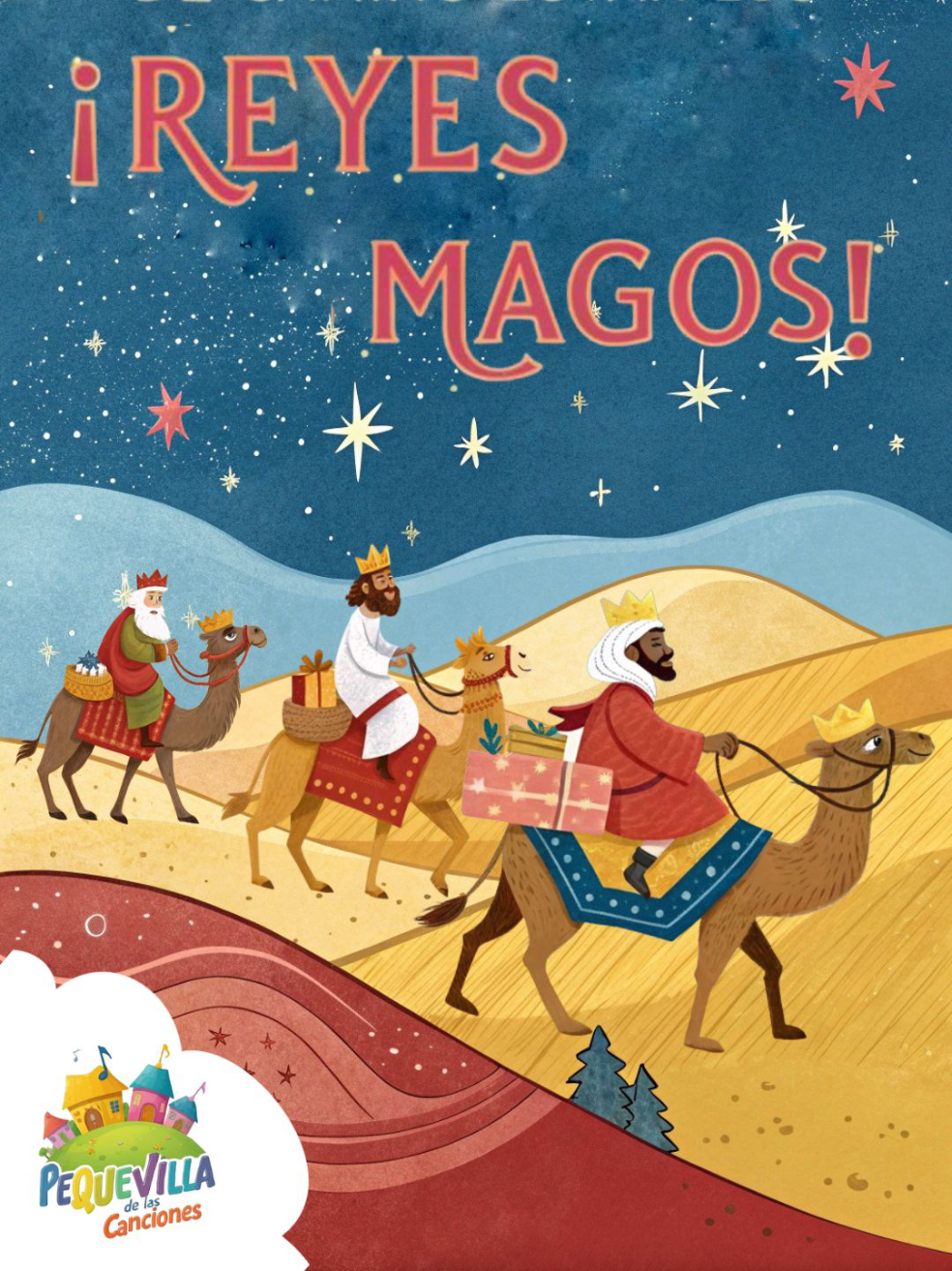 👑👑👑 ¡Los Reyes Magos están de camino! 🎁 ¡Comparte la alegría de Melchor, Gaspar y Basaltar con los más pequeños de casa! 🎶 👉🏼 Haz clic en el enlace de nuestro perfil para escuchar la canción completa y llenar tu hogar de espíritu navideño. 🌟 ✨ ¡No te lo pierdas! 🎄 #ReyesMagos #los3reyesmagos #CanciónInfantil #Navidad #CancionesNavideñas #MelchorGasparyBaltasar #EspírituNavideño #AlegríaInfantil #CancionesParaNiños #villancico #cancionesparaniños #musicainfantil #navidadmagica #CancionesEducativas #CancionesInfantiles #CancionesAnimadas #CancionesParaNiños #MúsicaParaNiños #newyear #CancionesDivertidasParaNiños #VideosParaNiños #christmassongs #CancionesParaBailar #MúsicaInfantil #CancionesParaLaFamilia  #PequevillaDeLasCanciones #christmassongskids 