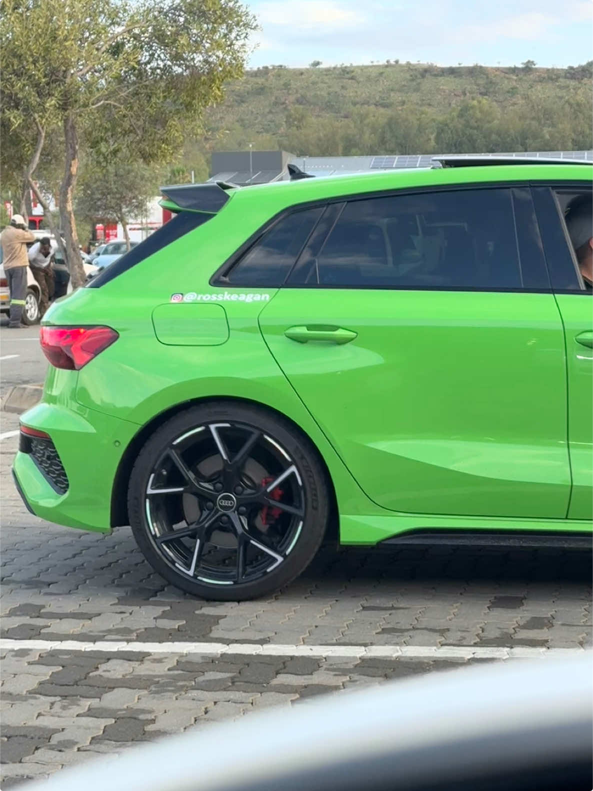 Audi RS3 (Green Goblin ☘️) #audi #quattro #quattropower #rs3 #sportback #carsoftiktok #sa #fyp 