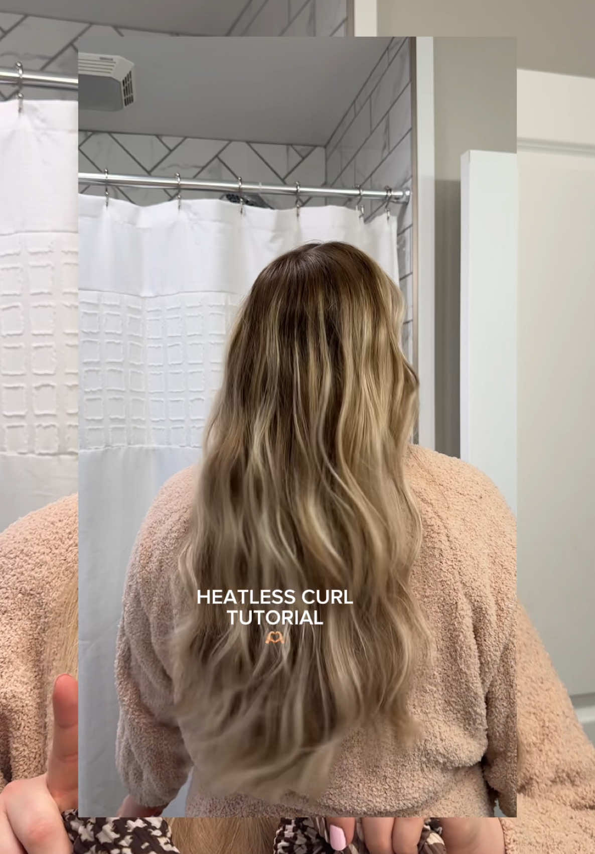 Hope this is helpful! 🫶🏼💞 #heatlesscurlstutorial #heatlesscurls #heatlesshairstyles #heatlesshair #hairtutorial #healthyhair #hairstyles #hairinspo #hairproducts #contentcreator #beautycontent #motherhood #lifestylecontent @Dae Hair @Kristin Ess Hair 