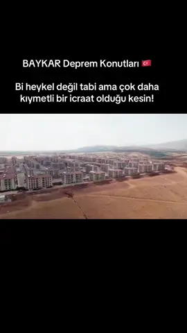 Bi heykel değil tabi, ama çok daha kıymetli bir icraat olduğu kesin #receptayyiperdoğan #selçukbayraktar 