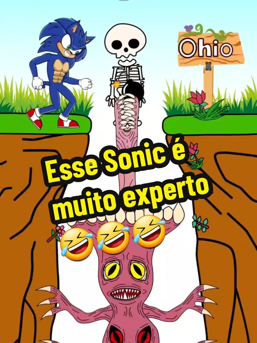 Esse Sonic é muito experto #animation #sonic #cartoon 