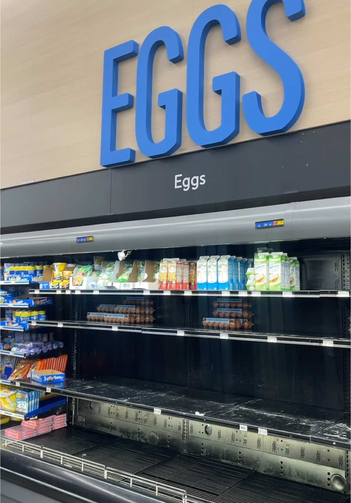 Where are all the eggs 🥚 Walmart?? $19 eggs shortage #polarvortex #walmart #winter2025 #crazy #eggs #eggshortage #crazy #2025 #stockup #wth #fyp #live #blissbalmslime 