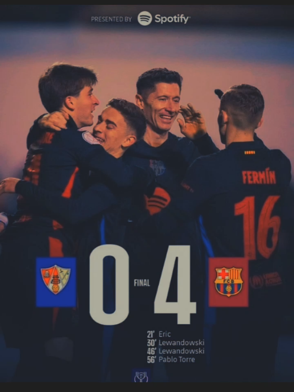 Hasil pertandingan Barbastro: 0 vs Barcelona: 4 Setidaknya #Barcelona dapat menunjukkan performa terbaiknya di awal tahun ini. Hal itu ditujukan dengan kemenangan besar yakni :0:4 (#Barbastro : 0 vs #Barcelona : 4). 0:4 mengingatkan kita akan..?