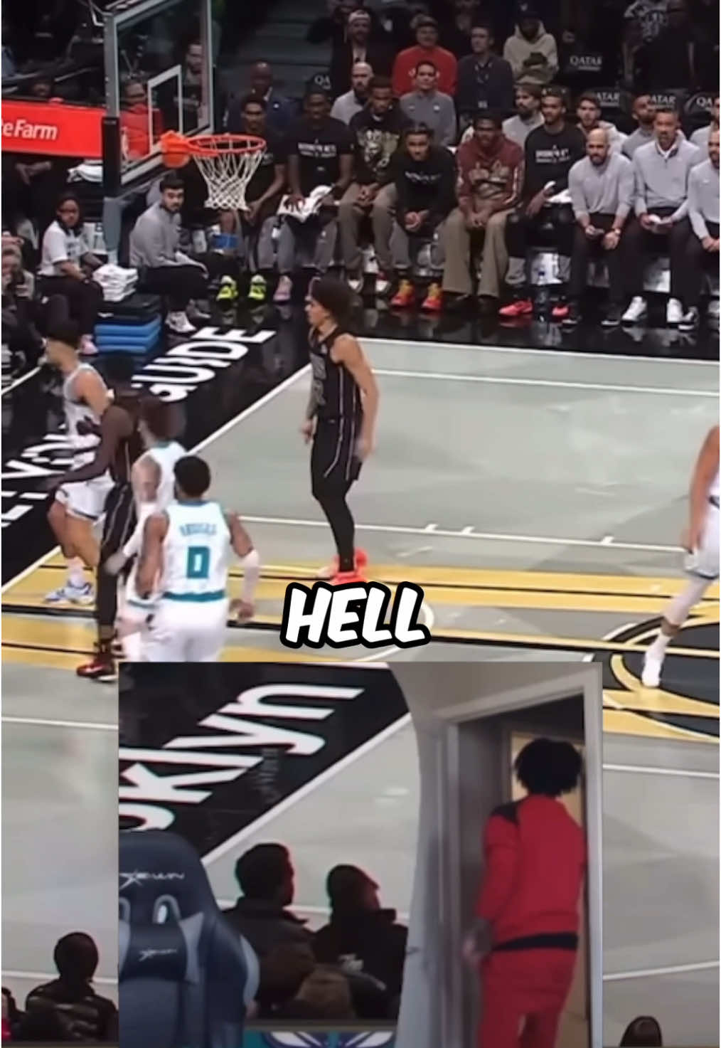 😭😭.                                              #flight #flightreacts #basketball #reaction #bensimmons #airball #funny #rage #leaveroom #best #moment