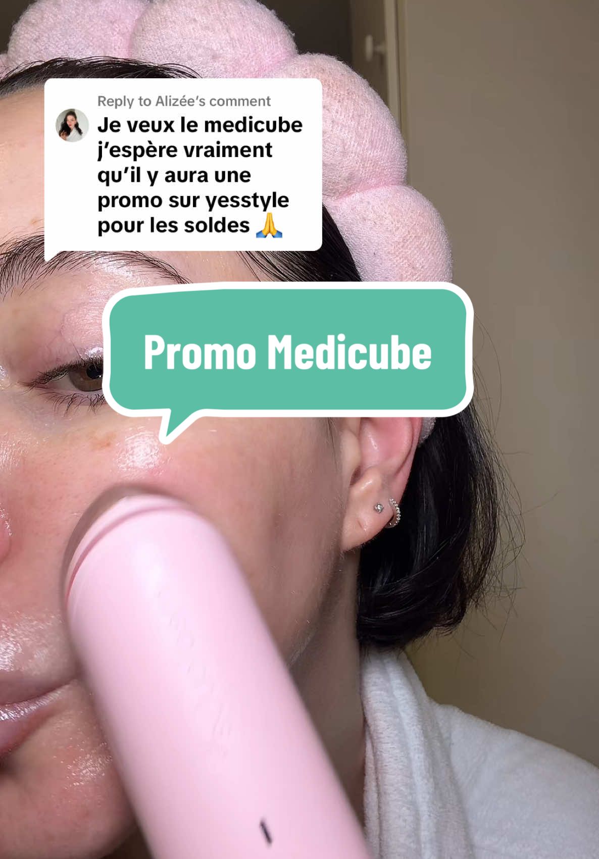 Replying to @Alizée  Mon reward code -2% PROMO24 + le code RING25 sur Yesstyle, lien dans ma bio  Collaboration commerciale #fyp #pourtoi #skincare #skin #ledmask #currentbody #yesstyle #medicube #koreanskincare #agerboosterpro #glowyskin #antiaging 