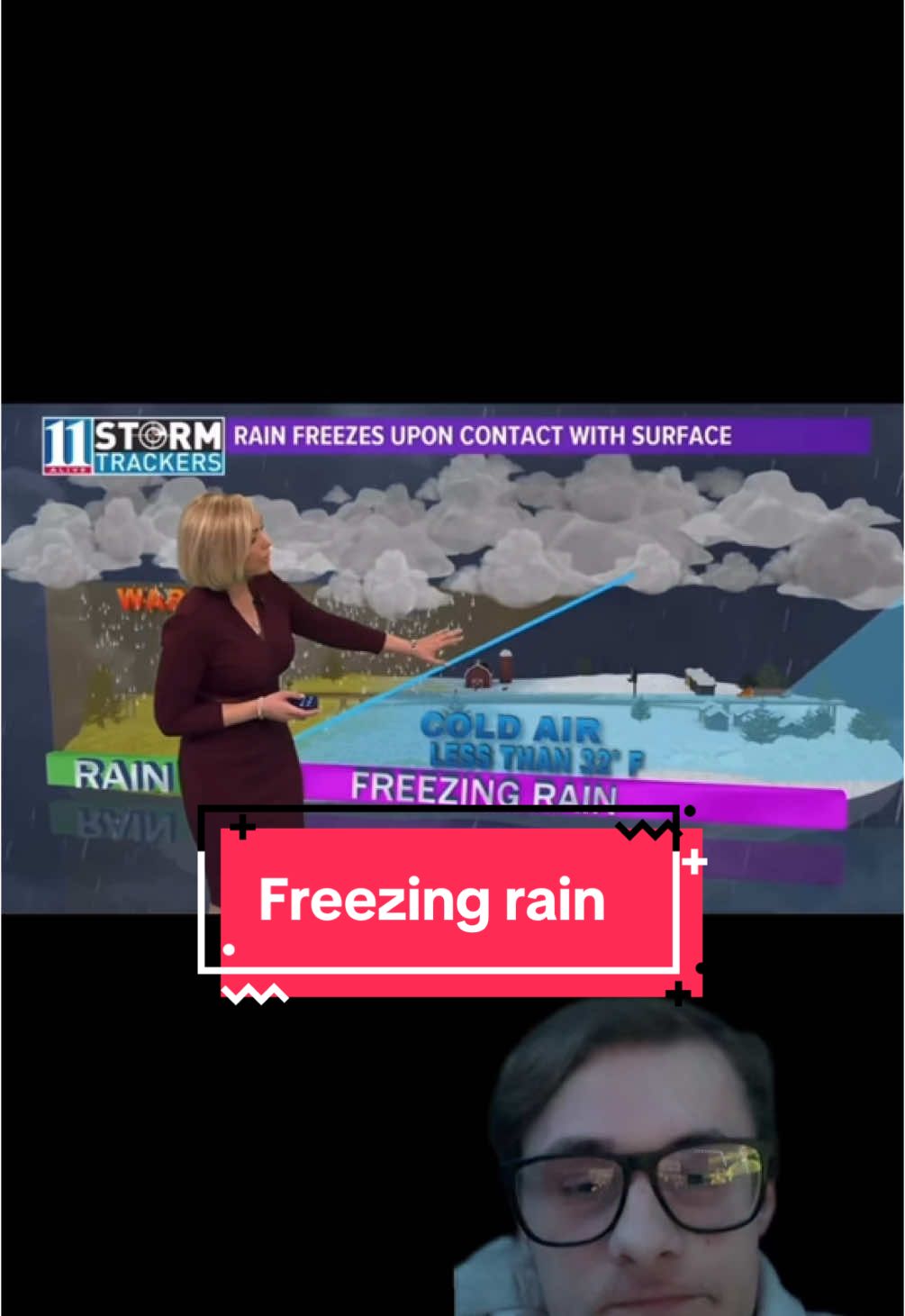 Freezing rain explained.  #fyp #fypシ #fypシ゚viral #fypviral #fypweather #foryoupage #viral #weather #uk #europe #stormwarning #weatherwarning #england #Scotland #Wales #southwales #tornado #uktornado #tornadowatch #windy #hurricane #elnino #lanina #2024 #rain #sun #atmosphere #front #4u #4upage #gust #snow #thunder #lightning #radar #milton #stormmilton #hurricanemilton #climatechange #atlanticocean #atlantic #ocean #water #weekend #weekday #weatherman #weatherforecast #airpollution #danger #dangerou #beprepared #prepare #freezingrain #freezerain 