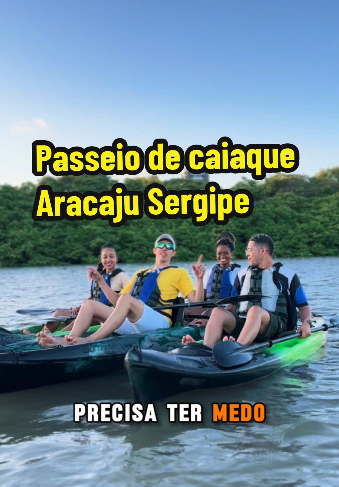 Você conhece Aracaju ? Já fez um passeio de caiaque sobre as águas do rio poxim e sergipe ? #riosergipe #aracaju #sergipe #fy 