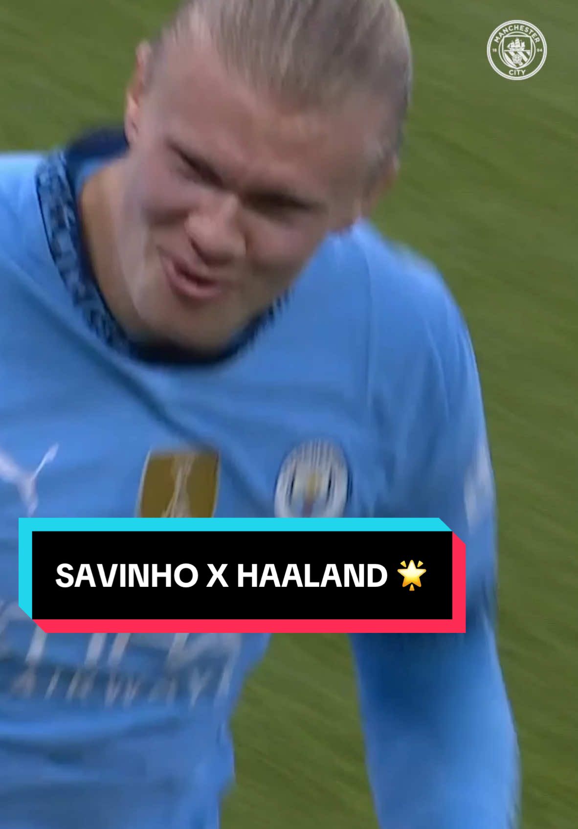 Silky Savinho sets up Haaland ✨ #mancity #savinho #haaland #PremierLeague 