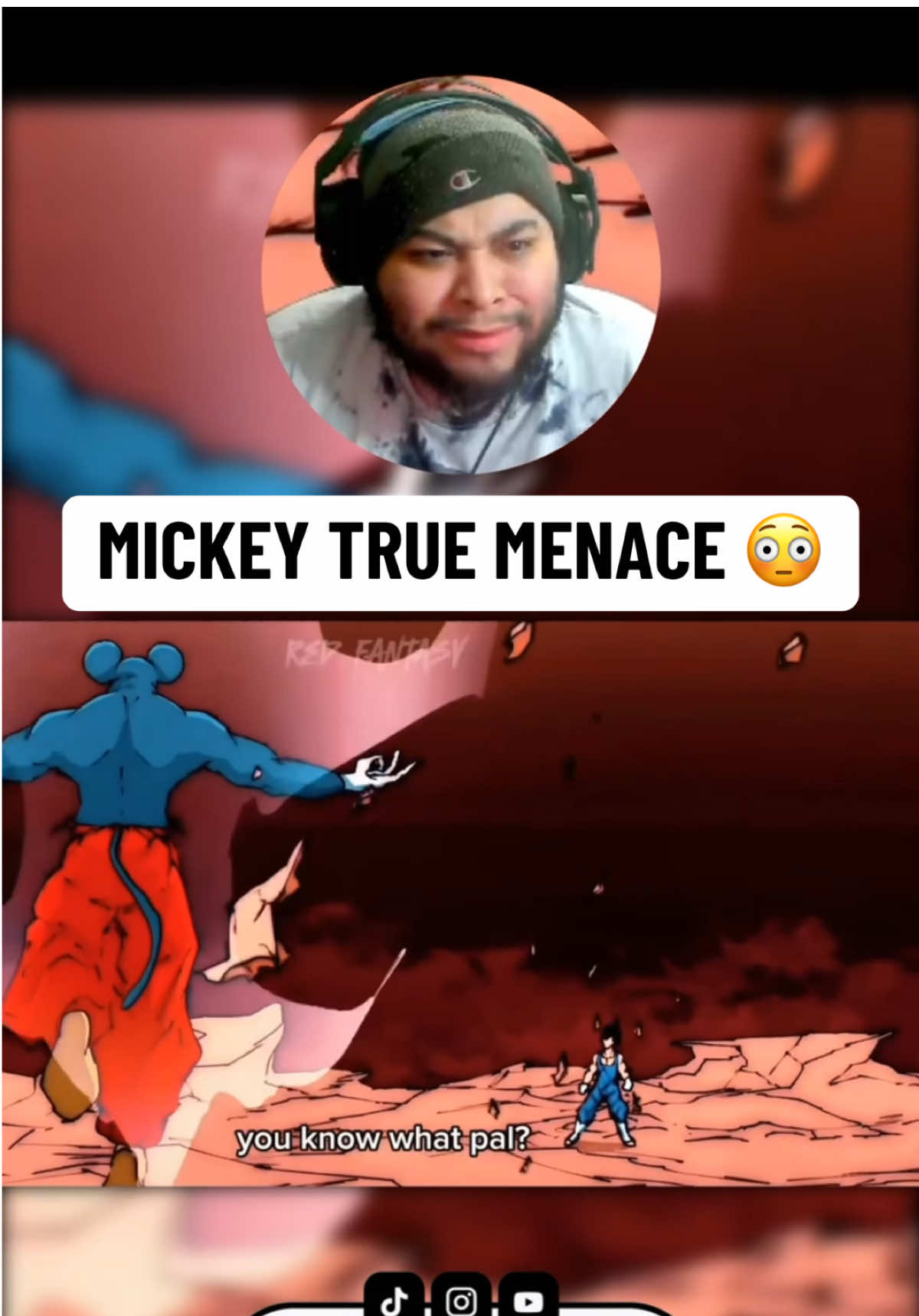 Mickey Goes Off 😳 #mickeymouse #micky #vegeta #goku #anime #animes #weeb #weebs #otaku #otakus #fyp #animefyp #weebfyp #weebnation #weebsociety #weebo #animeotaku #animehub #isaabaka 