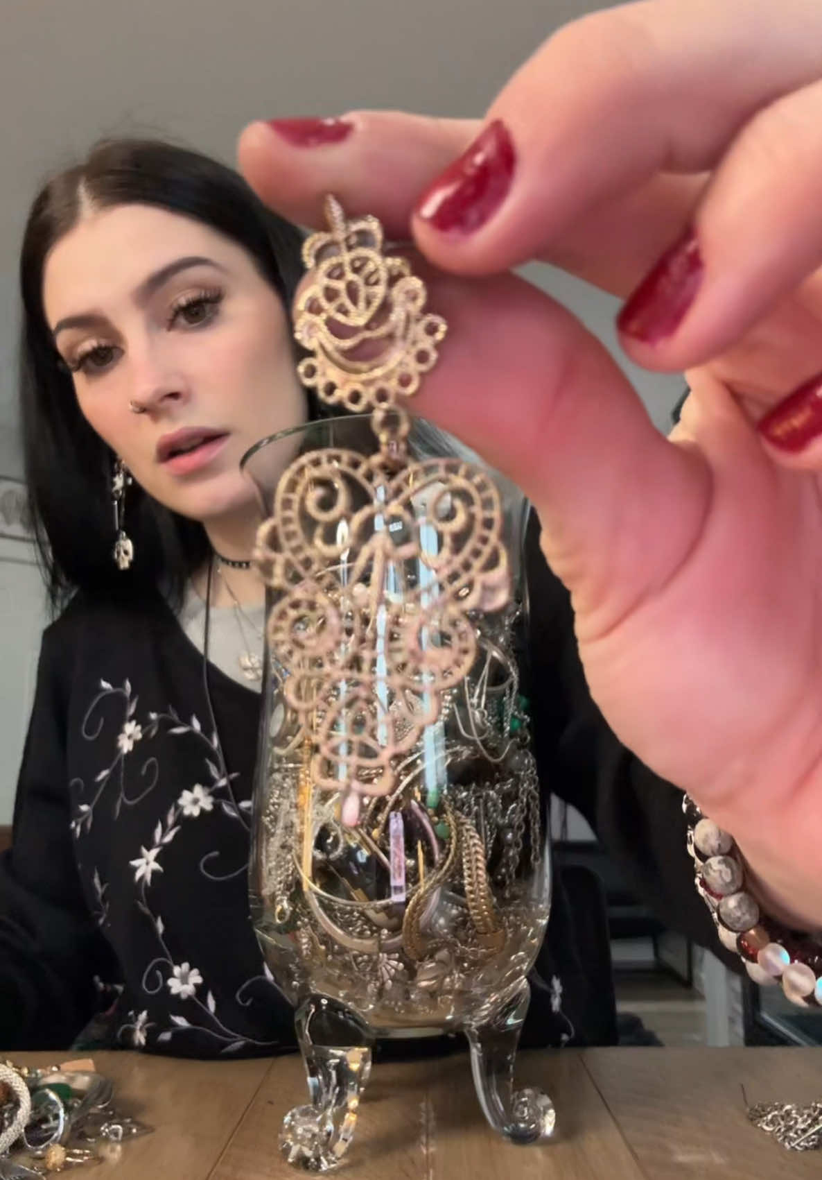 A PEAR WATCH PENDANT?! Yes please!!! 😍 pt 3 this is SO GOOD @ireland ann #mysteryjewlerygirl #fyp #foryewwww #trendingvideo #diylashextensions #OOTD #jewleryoftheday #mystery #jewlery #jar #alt #unboxingvideo #supportsmallbusiness #mysterybox #thrift 