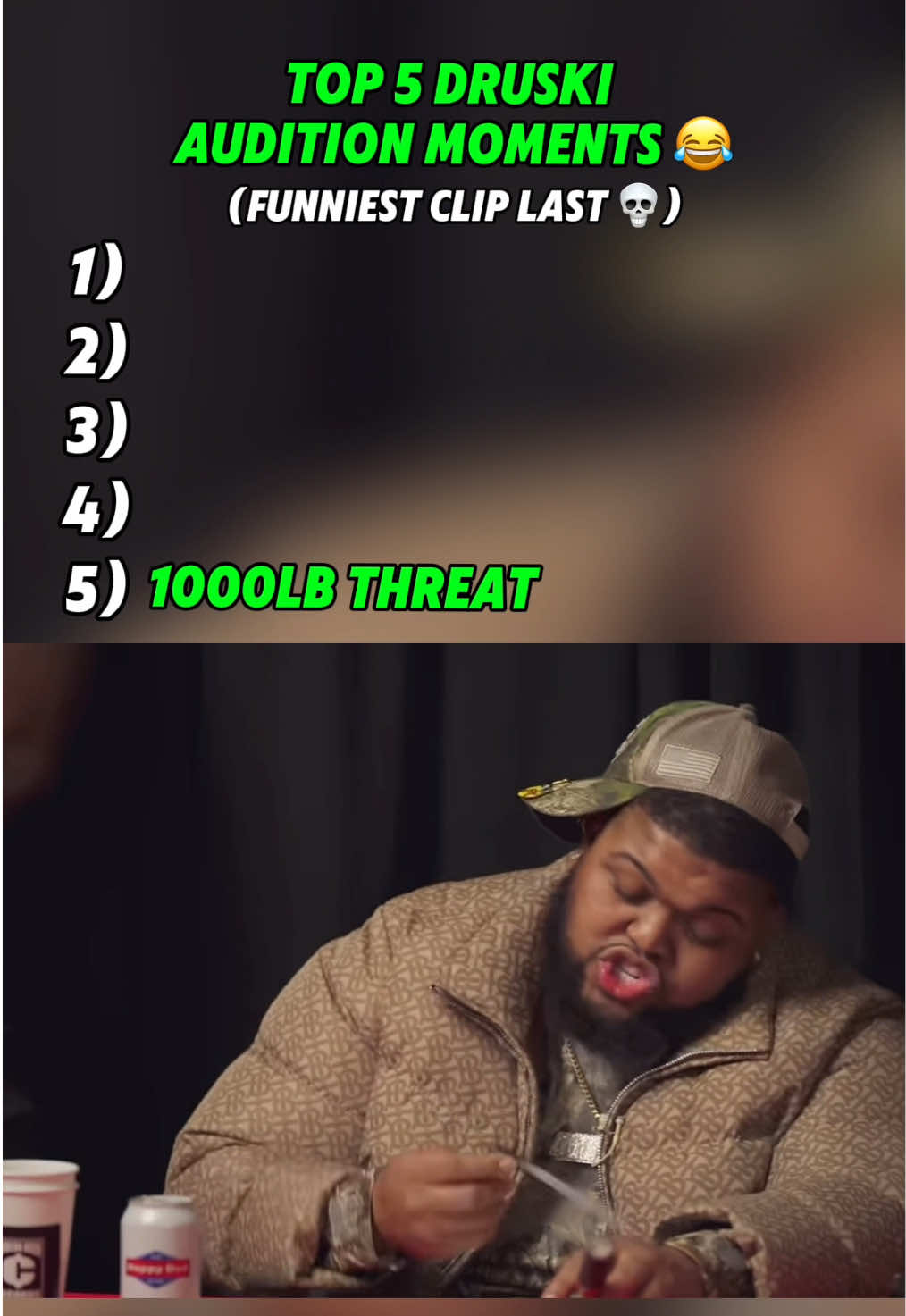 Top 5 Druski audition moments 😂 #druski #druski2funny #druskimemes 