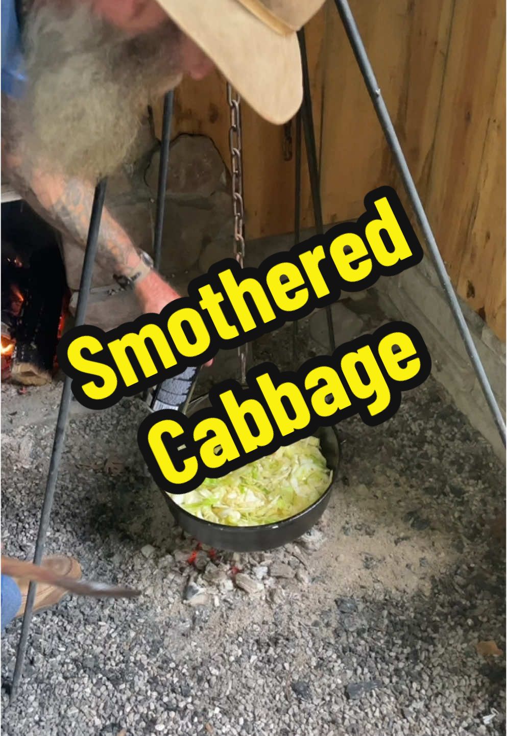 Bringing back the Smothered Cabbage #cwcoutdoors #outdoorcooking #smotheredcabbage 