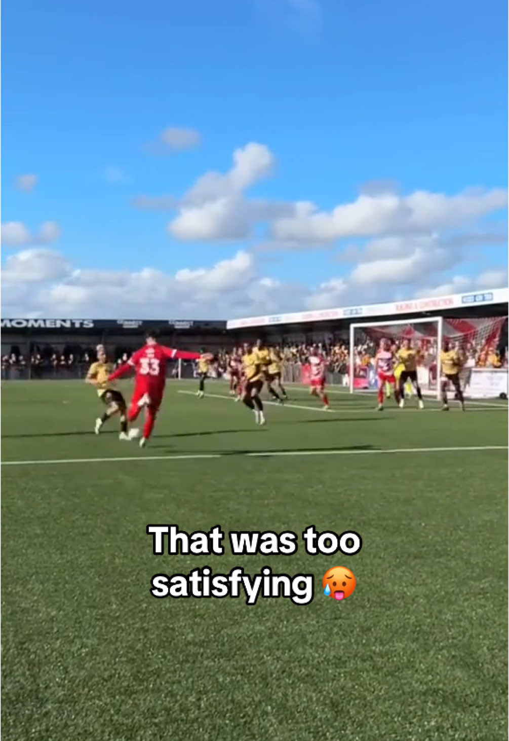 Nah what a finish 🫣💀 10/10 goal? (Via: @nomaten_foot) #risingballers #golazo #goal #football #footballtiktok #soccertiktok #Soccer #footy #fifa #fut #aura #him #soccertiktok #fifa #fut #futebol #futbol 