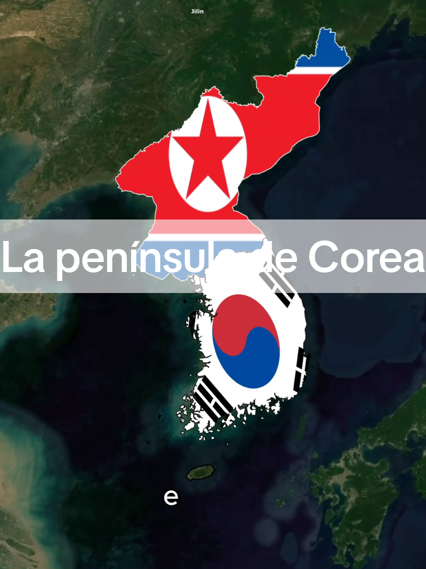 La península de Corea #geografía #corea 